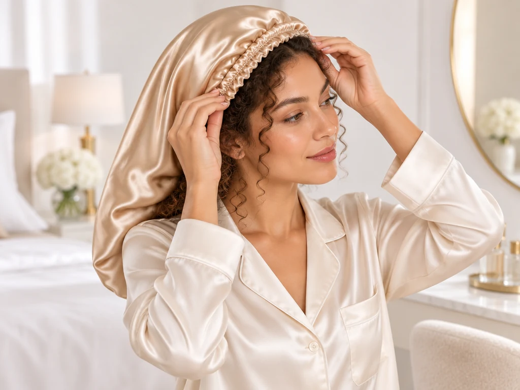 Locken vor dem Schlafen sanft einlegen